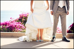 something blue wedding shoes