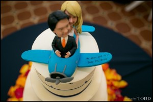 airplace custom cake topper