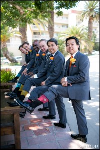 groomsmen colorful socks