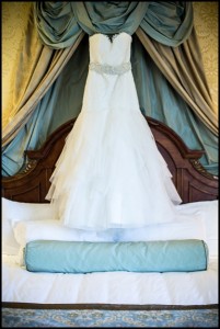 white wedding dress