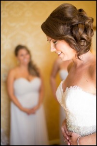 bride on wedding day