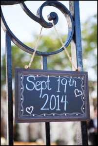 wedding sign