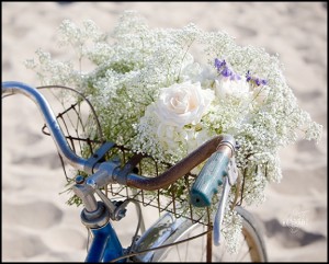 bicycle with flowers