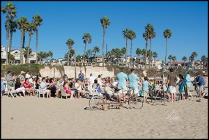beach wedding ceremony