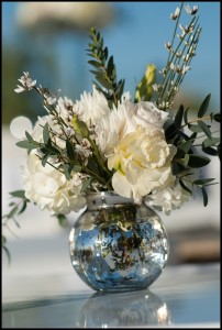 wedding cocktail centerpieces