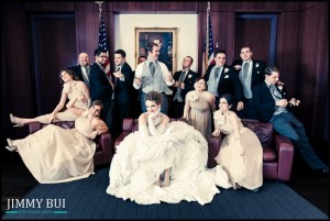Nixon Library wedding party