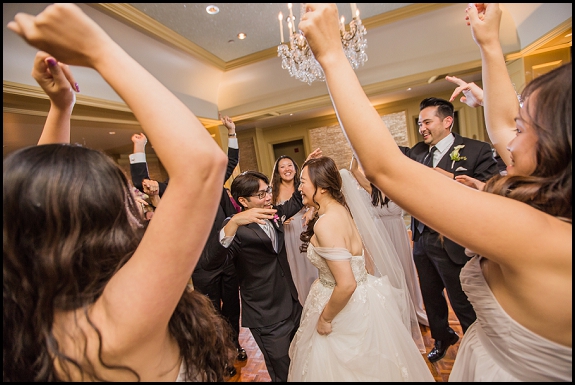 choreographed first dance with bridal party