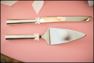 kate spade cake cutting set