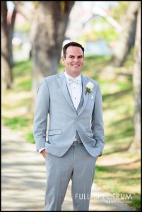 groom grey suit