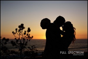 sunset beach wedding