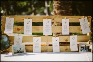 wood seating chart