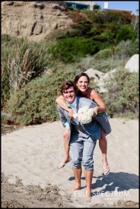 beach community gets bride to the altar