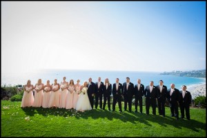 blush bridal party