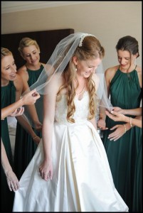bride getting ready