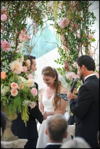 garden wedding deocr