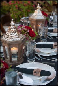 black red wedding
