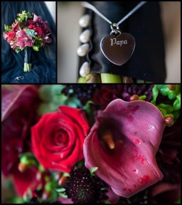 burgundy wedding flowers