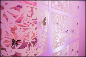 wedding laser cut backdrop