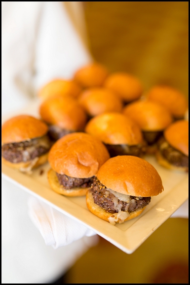 wedding mini sliders