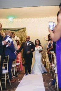 center club indoor wedding ceremony