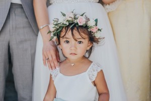 flower crown wedding