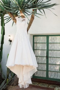 white wedding dress