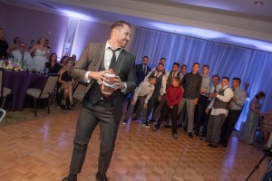 football garter toss
