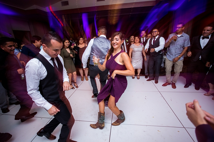 latin country dancing wedding