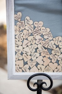 wedding heart guest book