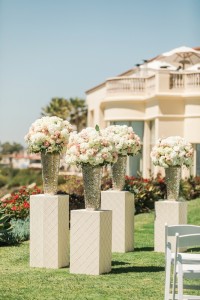 wedding ceremony flowers