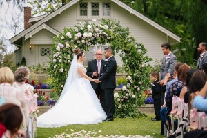 outdoor garden wedding
