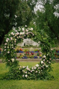 wedding floral arch