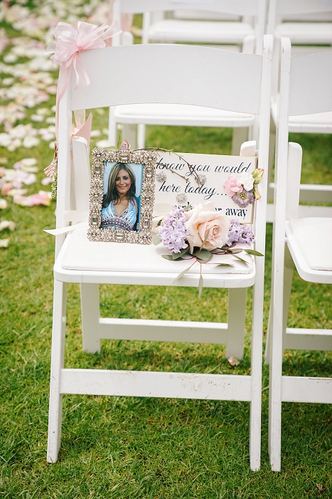 wedding remembrance chair