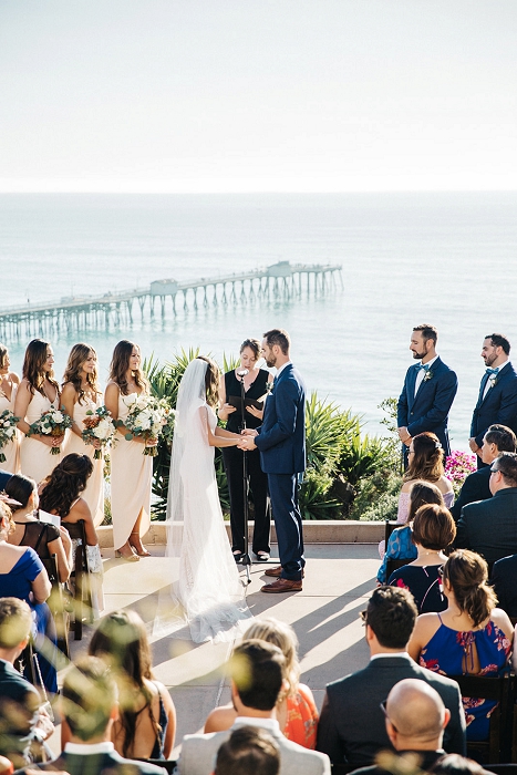 ocean view wedding