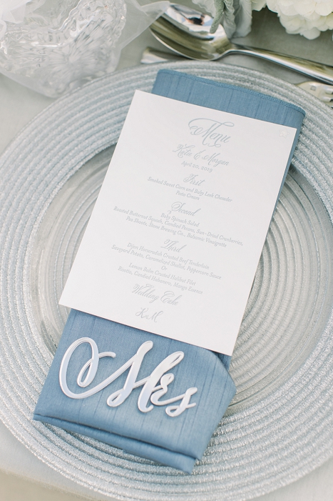 wedding place setting