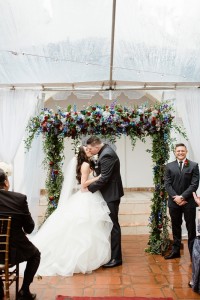 tented wedding ceremony