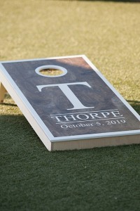 customized wedding corn hole