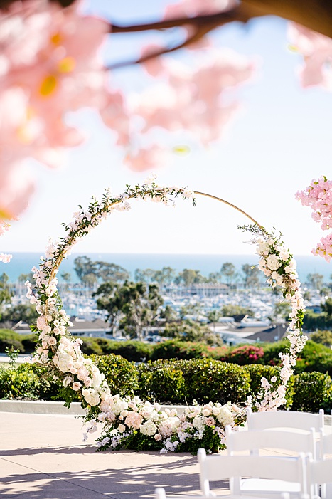 wedding circle arch