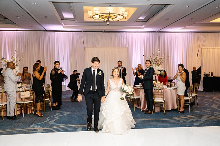 wedding reception entrance