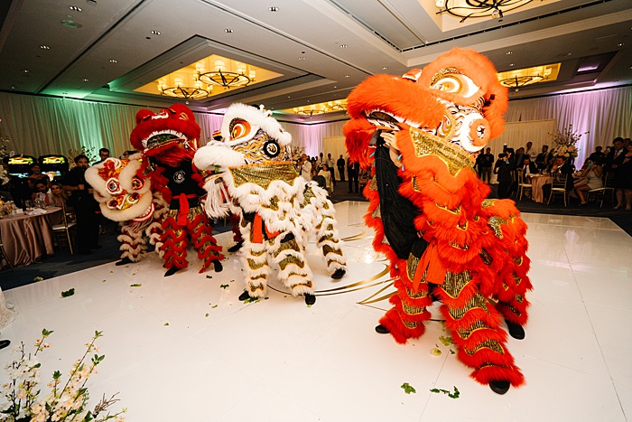 lion dancers