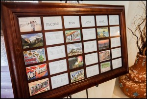 wedding seating chart frame