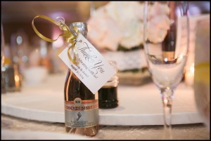 champagne wedding favors