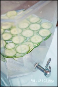 cucumber water wedding