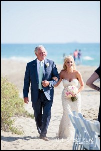 beach community gets bride to the altar