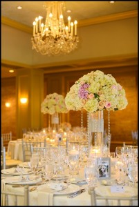 bling wedding decor