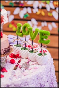 love topiary sign