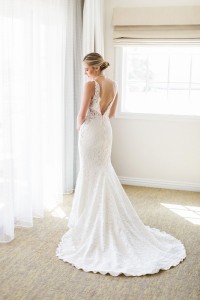 low back wedding dress