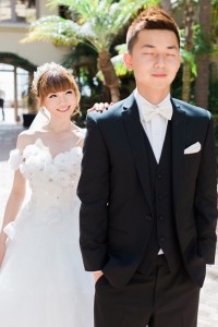 wedding first look