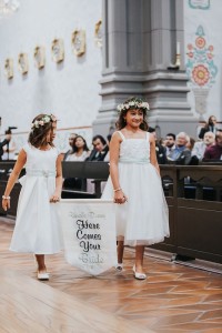 flower girl sign