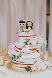 translucent wedding cake